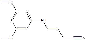 4-[(3,5-dimethoxyphenyl)amino]butanenitrile 구조식 이미지