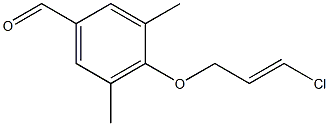 4-[(3-chloroprop-2-en-1-yl)oxy]-3,5-dimethylbenzaldehyde Structure