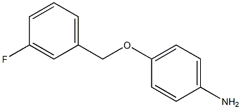 4-[(3-fluorobenzyl)oxy]aniline Structure