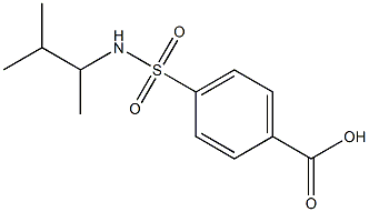 4-[(3-methylbutan-2-yl)sulfamoyl]benzoic acid 구조식 이미지