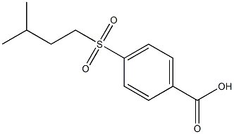 4-[(3-methylbutyl)sulfonyl]benzoic acid 구조식 이미지