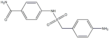 4-[(4-aminophenyl)methanesulfonamido]benzamide Structure