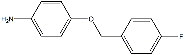 4-[(4-fluorobenzyl)oxy]aniline Structure