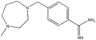 4-[(4-methyl-1,4-diazepan-1-yl)methyl]benzene-1-carboximidamide 구조식 이미지