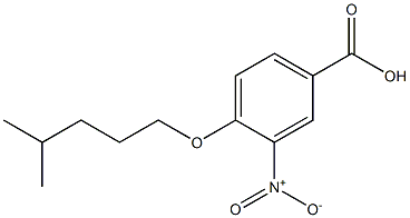 4-[(4-methylpentyl)oxy]-3-nitrobenzoic acid 구조식 이미지