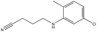 4-[(5-chloro-2-methylphenyl)amino]butanenitrile Structure