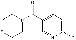 4-[(6-chloropyridin-3-yl)carbonyl]thiomorpholine Structure