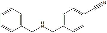 4-[(benzylamino)methyl]benzonitrile Structure