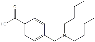 4-[(dibutylamino)methyl]benzoic acid 구조식 이미지