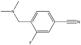 4-[(dimethylamino)methyl]-3-fluorobenzonitrile Structure