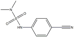 4-[(dimethylsulfamoyl)amino]benzonitrile Structure