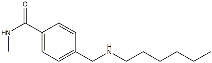 4-[(hexylamino)methyl]-N-methylbenzamide 구조식 이미지