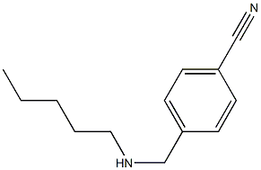 4-[(pentylamino)methyl]benzonitrile 구조식 이미지