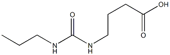 4-[(propylcarbamoyl)amino]butanoic acid Structure