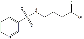 4-[(pyridin-3-ylsulfonyl)amino]butanoic acid Structure