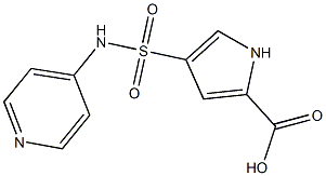 4-[(pyridin-4-ylamino)sulfonyl]-1H-pyrrole-2-carboxylic acid 구조식 이미지