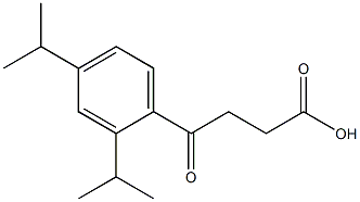 4-[2,4-bis(propan-2-yl)phenyl]-4-oxobutanoic acid 구조식 이미지