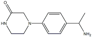 4-[4-(1-aminoethyl)phenyl]piperazin-2-one 구조식 이미지