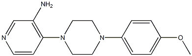 4-[4-(4-methoxyphenyl)piperazin-1-yl]pyridin-3-amine 구조식 이미지