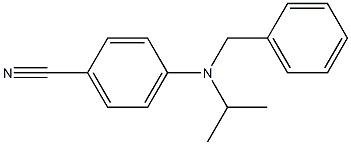 4-[benzyl(propan-2-yl)amino]benzonitrile 구조식 이미지
