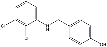 4-{[(2,3-dichlorophenyl)amino]methyl}phenol 구조식 이미지