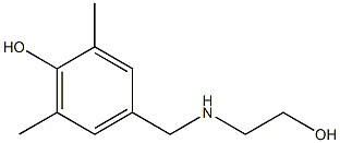 4-{[(2-hydroxyethyl)amino]methyl}-2,6-dimethylphenol 구조식 이미지