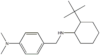 4-{[(2-tert-butylcyclohexyl)amino]methyl}-N,N-dimethylaniline Structure