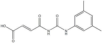 4-{[(3,5-dimethylphenyl)carbamoyl]amino}-4-oxobut-2-enoic acid 구조식 이미지