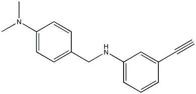 4-{[(3-ethynylphenyl)amino]methyl}-N,N-dimethylaniline Structure