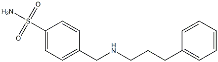 4-{[(3-phenylpropyl)amino]methyl}benzene-1-sulfonamide Structure