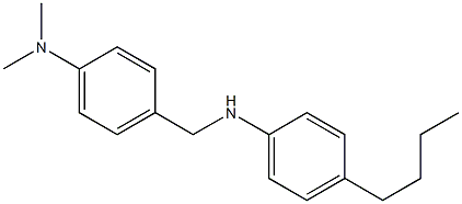 4-{[(4-butylphenyl)amino]methyl}-N,N-dimethylaniline Structure