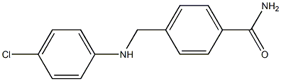 4-{[(4-chlorophenyl)amino]methyl}benzamide 구조식 이미지