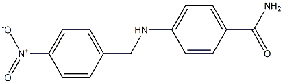 4-{[(4-nitrophenyl)methyl]amino}benzamide Structure