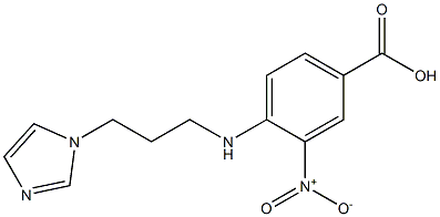 4-{[3-(1H-imidazol-1-yl)propyl]amino}-3-nitrobenzoic acid Structure