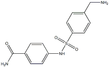 4-{[4-(aminomethyl)benzene]sulfonamido}benzamide Structure