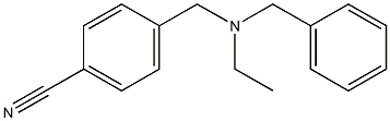 4-{[benzyl(ethyl)amino]methyl}benzonitrile 구조식 이미지