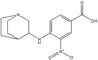 4-{1-azabicyclo[2.2.2]octan-3-ylamino}-3-nitrobenzoic acid 구조식 이미지