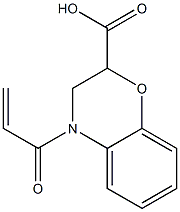 4-acryloyl-3,4-dihydro-2H-1,4-benzoxazine-2-carboxylic acid 구조식 이미지