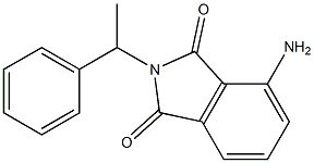 4-amino-2-(1-phenylethyl)-2,3-dihydro-1H-isoindole-1,3-dione Structure