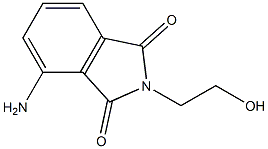 4-amino-2-(2-hydroxyethyl)-2,3-dihydro-1H-isoindole-1,3-dione Structure