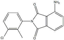 4-amino-2-(3-chloro-2-methylphenyl)-2,3-dihydro-1H-isoindole-1,3-dione 구조식 이미지