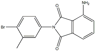 4-amino-2-(4-bromo-3-methylphenyl)-2,3-dihydro-1H-isoindole-1,3-dione 구조식 이미지