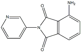 4-amino-2-(pyridin-3-yl)-2,3-dihydro-1H-isoindole-1,3-dione Structure