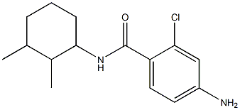 4-amino-2-chloro-N-(2,3-dimethylcyclohexyl)benzamide Structure