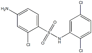 4-amino-2-chloro-N-(2,5-dichlorophenyl)benzene-1-sulfonamide Structure