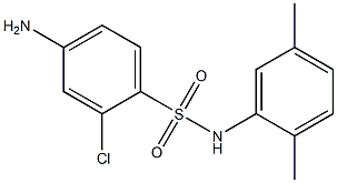 4-amino-2-chloro-N-(2,5-dimethylphenyl)benzene-1-sulfonamide Structure