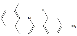 4-amino-2-chloro-N-(2,6-difluorophenyl)benzamide Structure