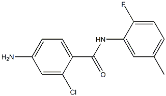 4-amino-2-chloro-N-(2-fluoro-5-methylphenyl)benzamide 구조식 이미지