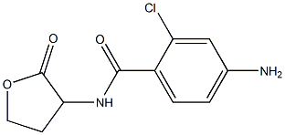 4-amino-2-chloro-N-(2-oxooxolan-3-yl)benzamide Structure