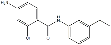 4-amino-2-chloro-N-(3-ethylphenyl)benzamide 구조식 이미지